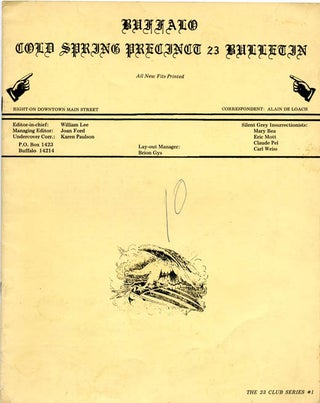 Item #40506 Buffalo Cold Spring Precinct 23 Bulletin. Allen DE LOACH