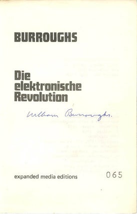 Die Elektronische Revolution.