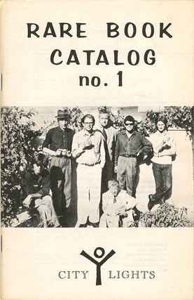 Item #40541 CITY LIGHTS RARE BOOK CATALOG No. 1
