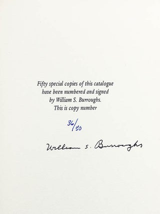 WILLIAM S. BURROUGHS: THE HOMBRE INVISIBLE. Catalogue Eight.