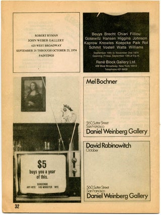 ART-RITE #7 (NY: Art-Rite Publishing Co., Winter/Spring, 1975-76).