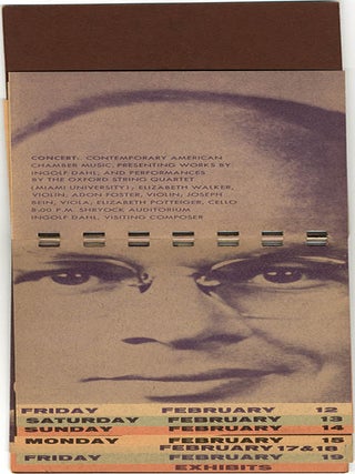 America and the Arts. Programme brochure for the fourth Fine Arts Festival 1960.