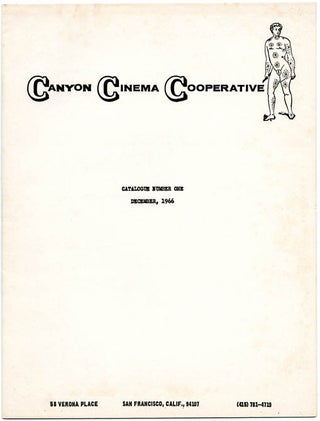 Item #40578 CANYON CINEMA COOPERATIVE. Catalogue Number One