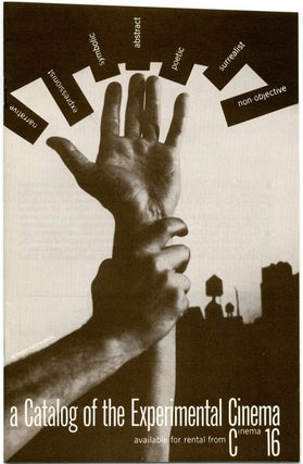 Item #40580 CINEMA 16. A Catalog of the Experimental Cinema + Supplement no. 1 (Summer 1959