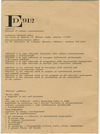 DA AU DELA. Da-a/u del&agrave;: a magazine of arts and literature.