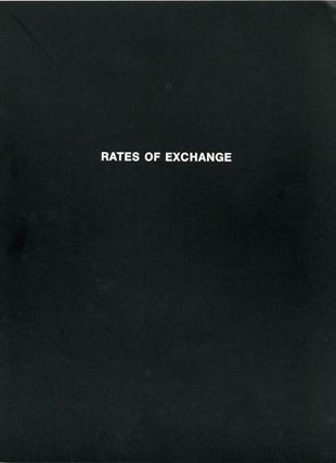 Item #40614 Rates of Exchange. Allan KAPROW