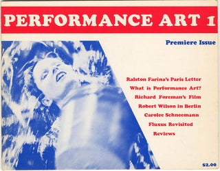 Item #40642 PERFORMANCE ART #1-2 (NY: 1979