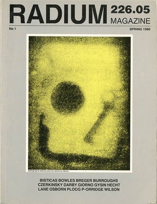 Item #40645 RADIUM 226.05 Magazine No. 1 (Gothenburg: Spring 1986