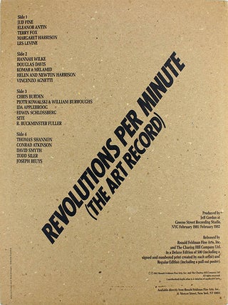 REVOLUTIONS PER MINUTE (THE ART RECORD).