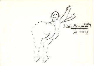 Item #40648 D. Rot’s AssHOLE, Looking at YOKO ONO ’71. Dieter ROTH