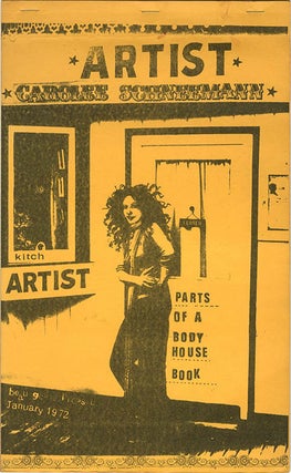 Item #40654 Parts of a Body House Book. Carolee SCHNEEMANN