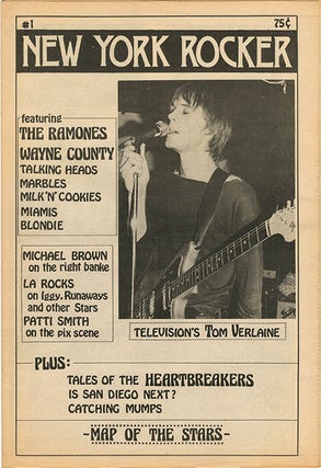 Item #40714 NEW YORK ROCKER #1-6, #8-9, #11-13 (NYC: February 1976 - August 1978