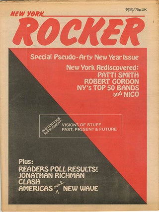 NEW YORK ROCKER #1-6, #8-9, #11-13 (NYC: February 1976 - August 1978).