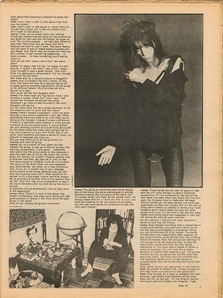 NEW YORK ROCKER #1-6, #8-9, #11-13 (NYC: February 1976 - August 1978).