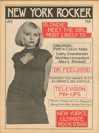NEW YORK ROCKER #1-6, #8-9, #11-13 (NYC: February 1976 - August 1978).