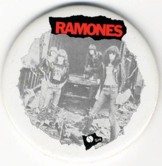 Item #40717 An original Sire Records badge promoting the Ramones (c. 1976). The RAMONES