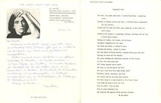 A collection of Patti Smith Fan Club material, c. 1976-1977.