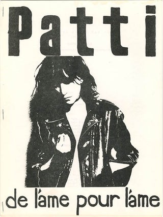 A collection of Patti Smith Fan Club material, c. 1976-1977.