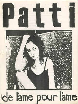 A collection of Patti Smith Fan Club material, c. 1976-1977.