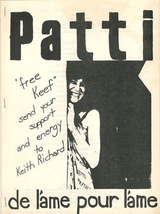 A collection of Patti Smith Fan Club material, c. 1976-1977.