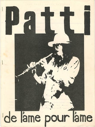 A collection of Patti Smith Fan Club material, c. 1976-1977.