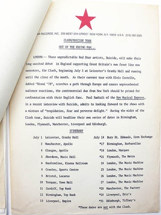 Red Star Records Press Kit.