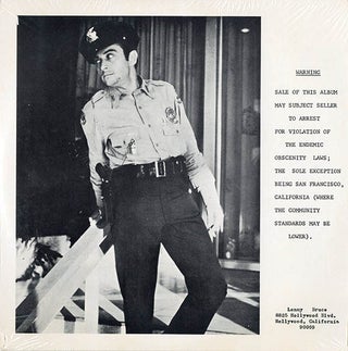 Item #40770 Recording Submitted As Evidence In The San Francisco Obscenity Trial In March 1962....