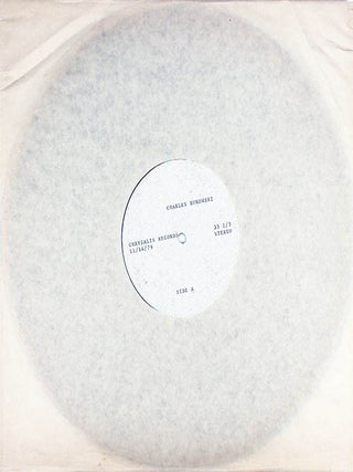 An original acetate of &ldquo;Bukowski Reads His Poetry&rdquo; + LP.