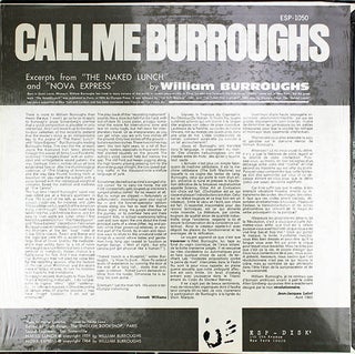 Call Me Burroughs.
