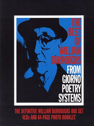 The Best of William Burroughs from Giorno Poetry Systems + promo broadside.
