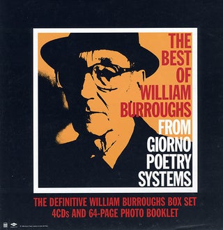 The Best of William Burroughs from Giorno Poetry Systems + promo broadside.