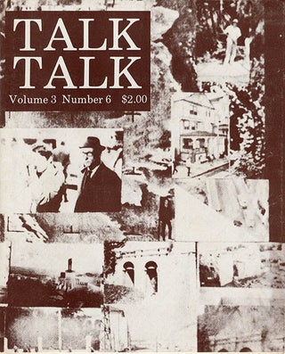 Item #40801 TALK TALK Vol. 3, #6 (Lawrence, Kansas: Autumn 1981). William S. BURROUGHS, contributes