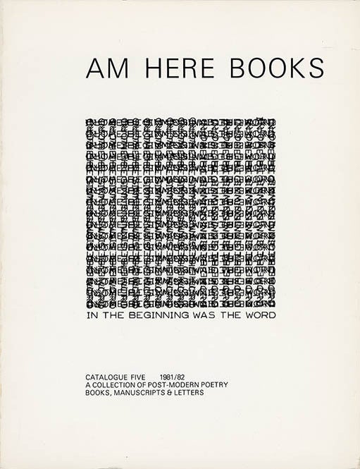Item #40802 In The Beginning Was The Word: A Collection of Post-Modern Poetry Books, Manuscripts & Letters. William S. BURROUGHS, contributes.