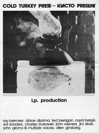 COLD TURKEY/KLACTO PRESENTS (+ promo poster).