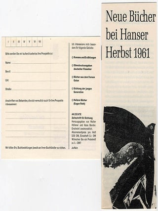 Junge Amerikanische Lyrik.