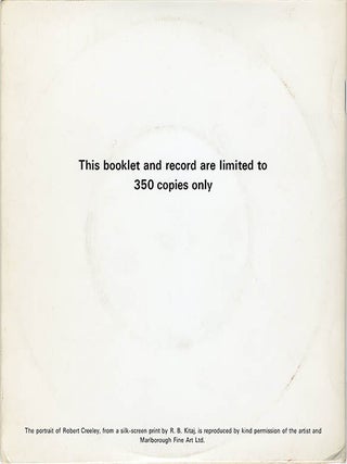 Robert Creeley Reads.