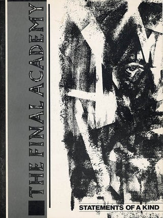 A collection of items produced for The Final Academy series of performances and events celebrating the life and work of William Burroughs, staged at various venues in the UK during September-October 1982, including the original Neville Brody-designed poster for the dates at the Ritzy Cinema in Brixton.