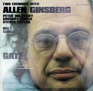 Item #40838 Gatē. Two Evenings With Allen Ginsberg: Vol. 1 Songs. Allen GINSBERG