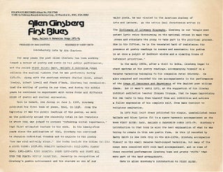 First Blues: Rags, Ballads & Harmonium Songs.