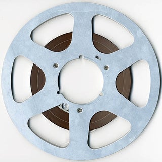 Two open reel tapes featuring approximately 100 minutes of recordings made by William Burroughs in Tangier, New York and London c. 1964/1965/1972.