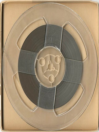 Two open reel tapes, including recordings of William Burroughs reading &ldquo;The Last Words of Hassan-i Sabbah&rdquo; (Paris, c. 1959) and &ldquo;Old Farmers&rsquo; Almanac&rdquo; (New York, c. April 1965).
