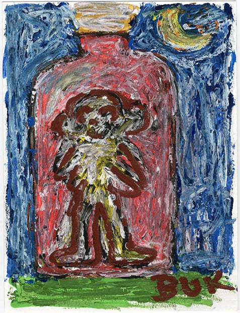 Untitled (Drunkard By Night. Charles BUKOWSKI.