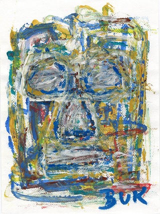 Item #40962 Untitled (Autoportrait). Charles BUKOWSKI