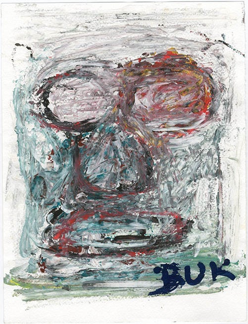 Untitled (Autoportrait. Charles BUKOWSKI.