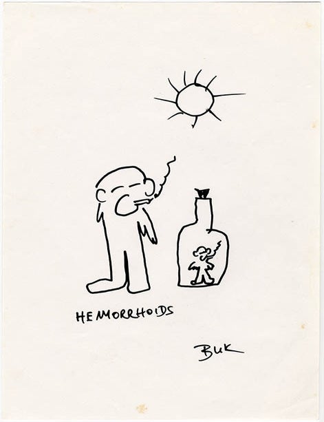 Item #40966 Hemorrhoids. Charles BUKOWSKI.