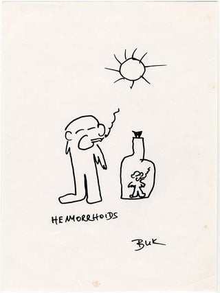 Item #40966 Hemorrhoids. Charles BUKOWSKI