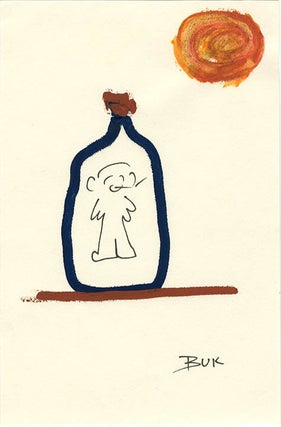 Item #40970 Untitled (Man Inside Bottle). Charles BUKOWSKI