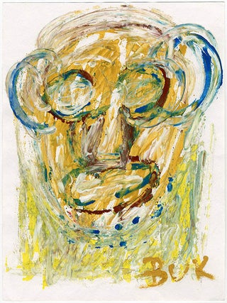 Item #40974 Untitled (Autoportrait). Charles BUKOWSKI