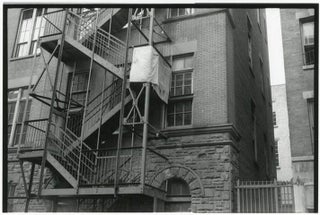Twenty-two 35mm b/w negatives on six strips featuring photographs by William Burroughs taken nearby his apartment at 210 Centre Street, New York, c. summer 1965.