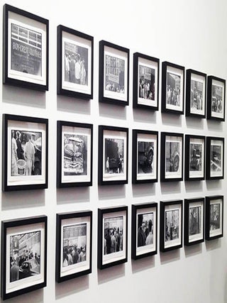 Twenty-two 35mm b/w negatives on six strips featuring photographs by William Burroughs taken nearby his apartment at 210 Centre Street, New York, c. summer 1965.